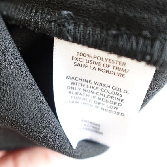 B.P. Black ZIp Cropped Long sleeve top - Picture 9 of 9